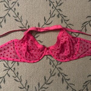 Victorias Secret Unlined Pink Hearts, 36DD